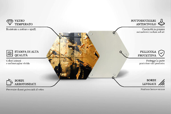 Üveg vágódeszka Elegáns festék textúra