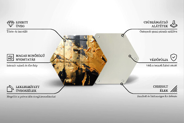 Üveg vágódeszka Elegáns festék textúra