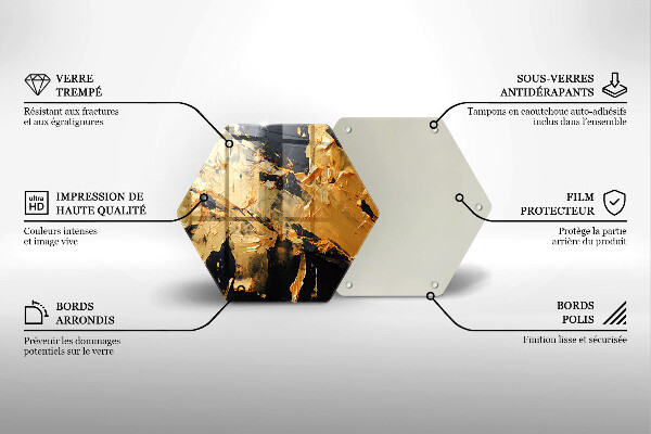 Üveg vágódeszka Elegáns festék textúra