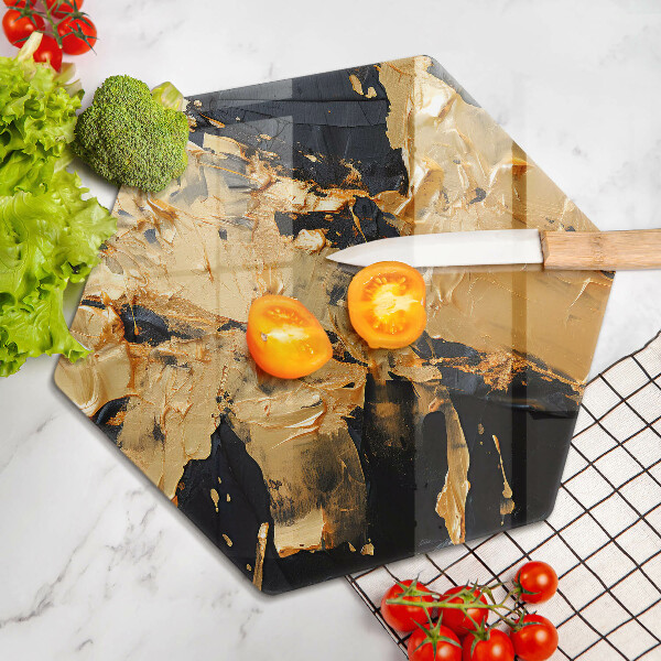 Üveg vágódeszka Elegáns festék textúra