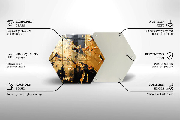 Üveg vágódeszka Elegáns festék textúra