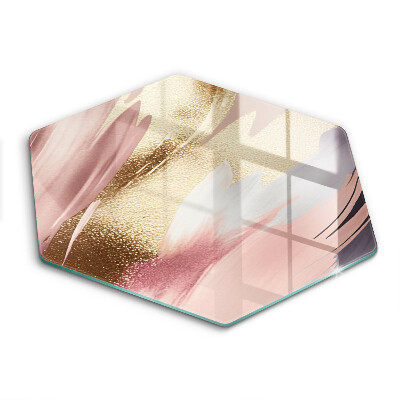 Üveg vágódeszka Pasztell foltok