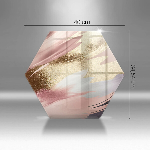 Üveg vágódeszka Pasztell foltok