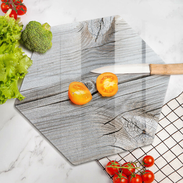 Üveg vágódeszka Világos fa szerkezet