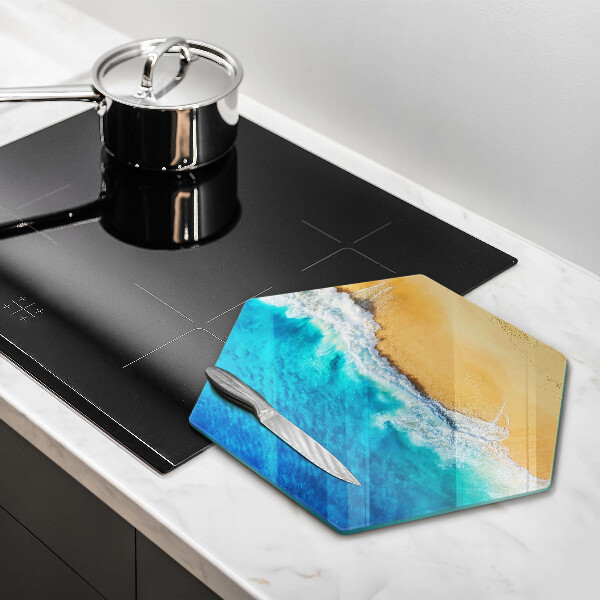 Üveg vágódeszka Strand és tenger