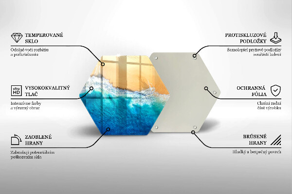 Üveg vágódeszka Strand és tenger