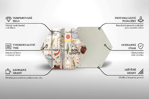 Üveg vágódeszka Konyha illusztráció