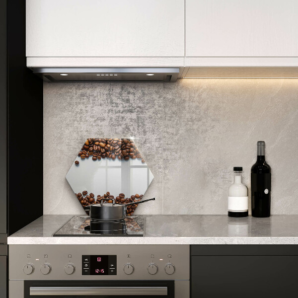 Üveg vágódeszka Kávébab