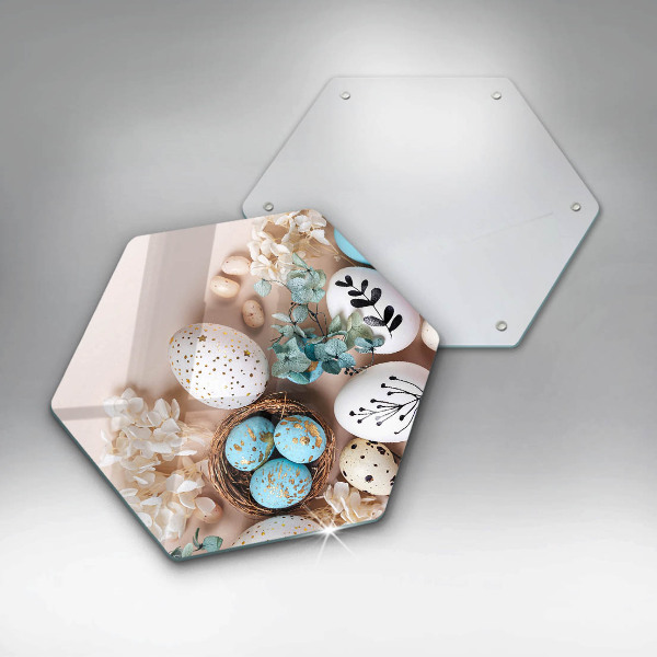 Üveg vágódeszka Húsvéti díszek