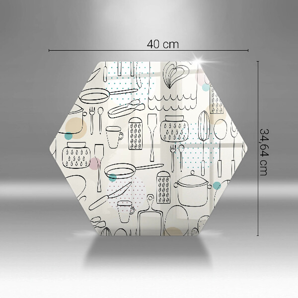 Üveg vágódeszka Konyhai kiegészítők