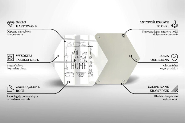 Üveg vágódeszka Felirat mondat