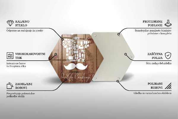 Üveg vágódeszka I like cooking