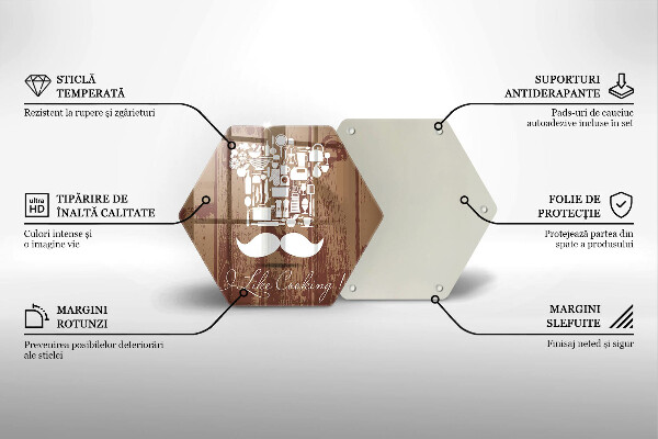 Üveg vágódeszka I like cooking