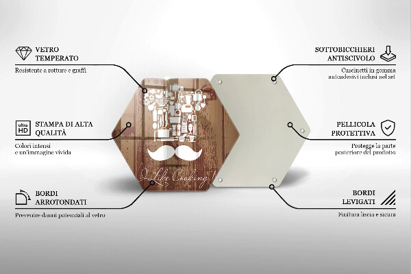 Üveg vágódeszka I like cooking