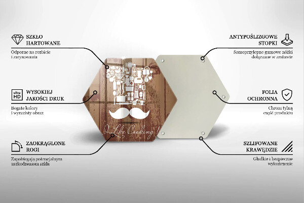 Üveg vágódeszka I like cooking