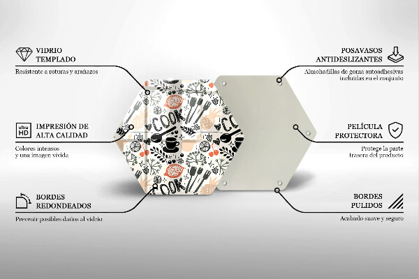 Üveg vágódeszka Rajzfilm konyhai motívum