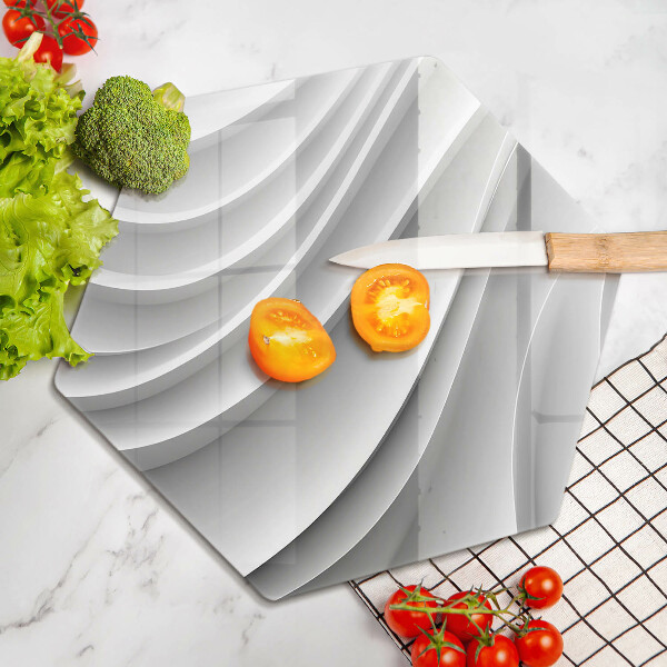 Üveg vágódeszka Geometriai vonalak