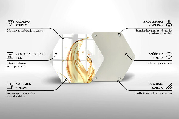 Üveg vágódeszka olivaolaj