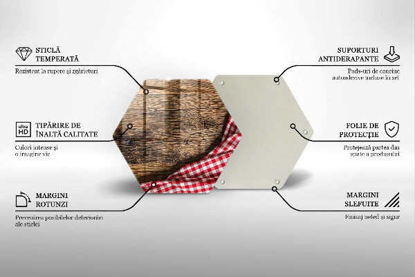 Üveg vágódeszka Faasztal