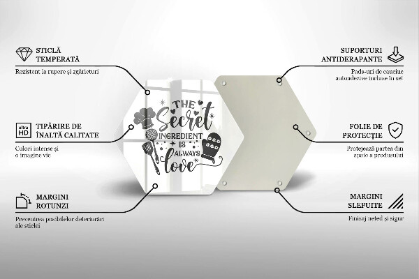 Üveg vágódeszka Felirat mondat