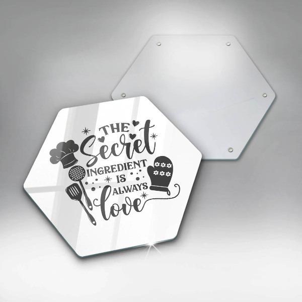 Üveg vágódeszka Felirat mondat