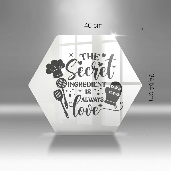 Üveg vágódeszka Felirat mondat