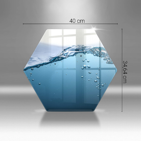 Üveg vágódeszka Nyílt víz