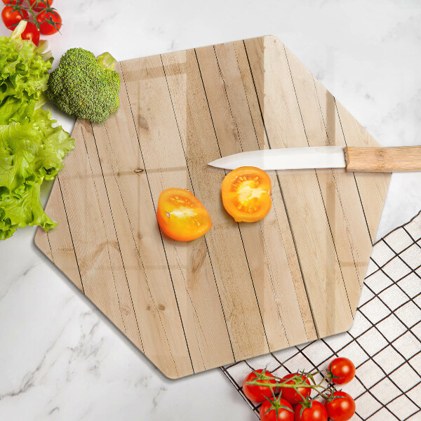 Üveg vágódeszka Finom fa táblák