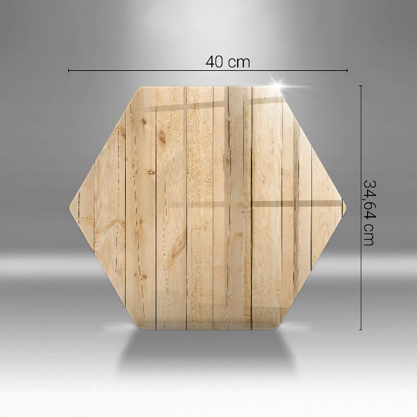 Üveg vágódeszka Finom fa táblák