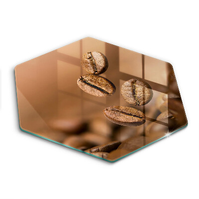 Üveg vágódeszka Kávébab