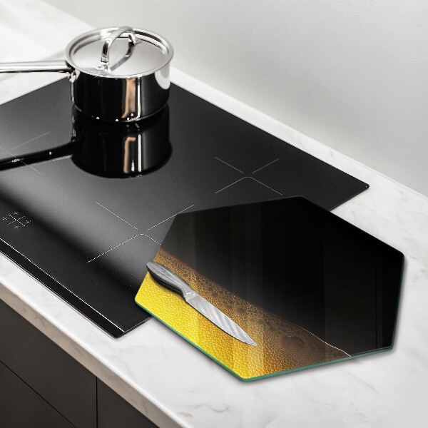 Üveg vágódeszka Szénsavas sör