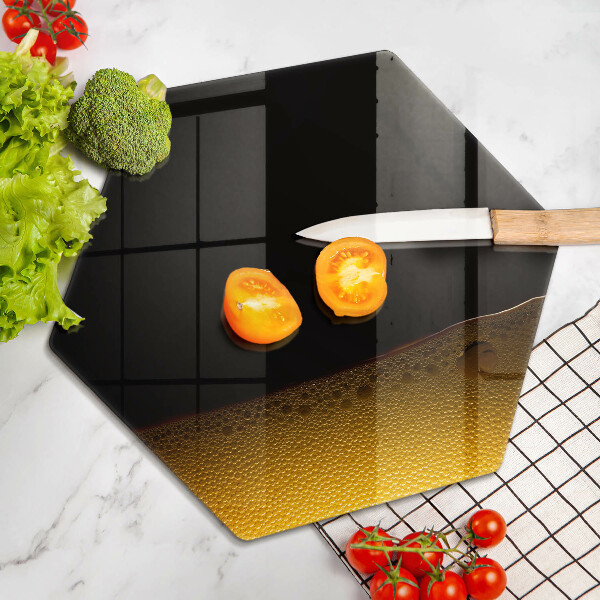 Üveg vágódeszka Szénsavas sör