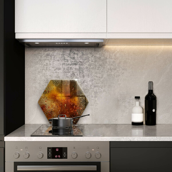 Üveg vágódeszka Színes fűszerek