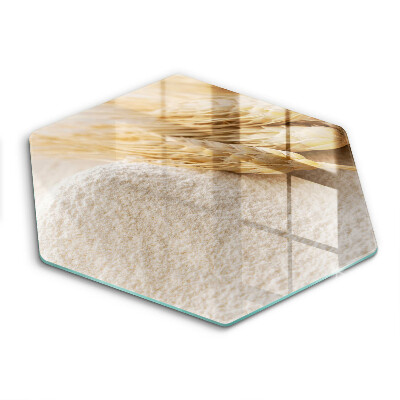 Üveg vágódeszka Liszt és kalászok