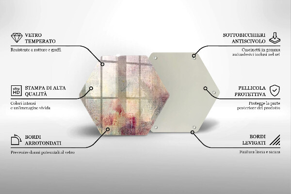 Üveg vágódeszka Festék textúra háttér