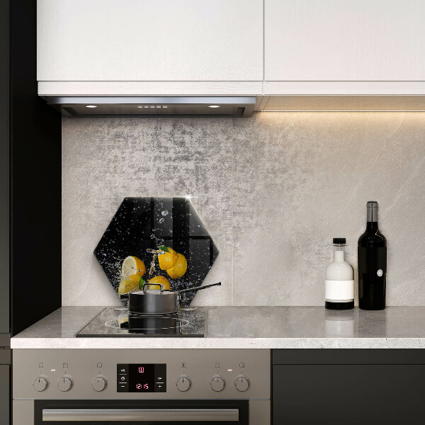 Üveg vágódeszka Lédús citrom gyümölcs