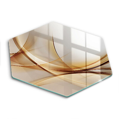 Üveg vágódeszka Absztrakt formák