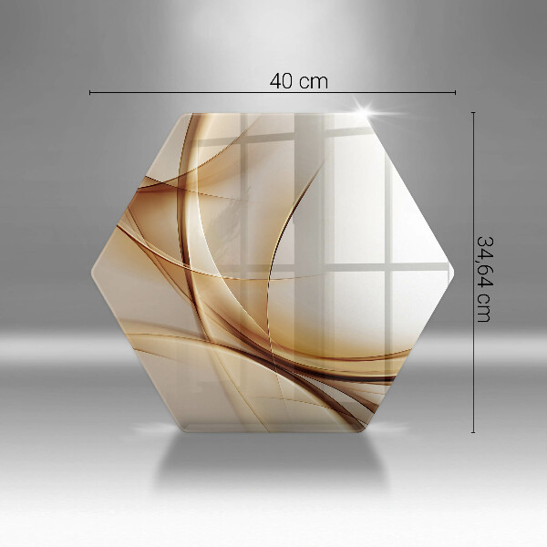 Üveg vágódeszka Absztrakt formák