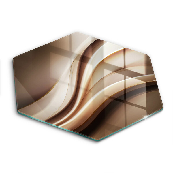 Üveg vágódeszka Absztrakciós finom vonalak