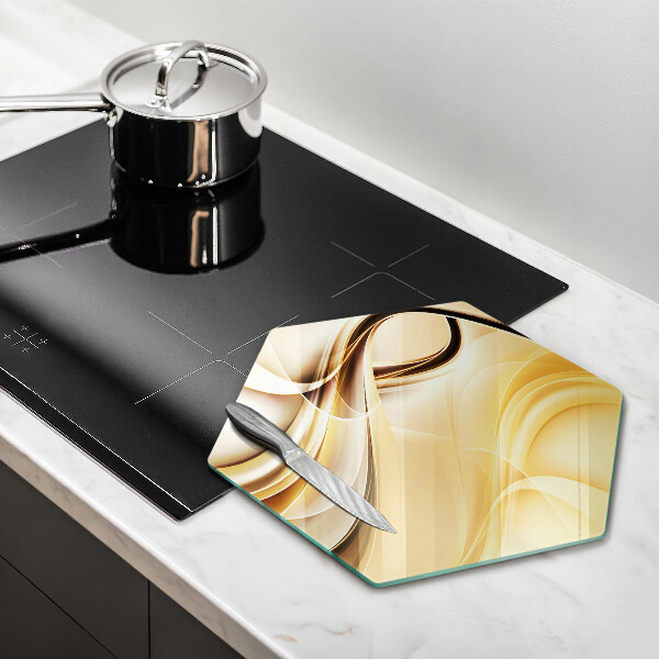 Üveg vágódeszka Füst absztrakció