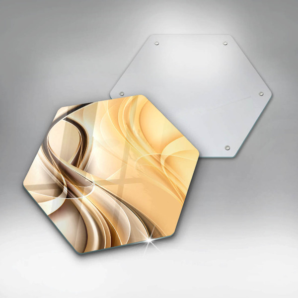 Üveg vágódeszka Füst absztrakció