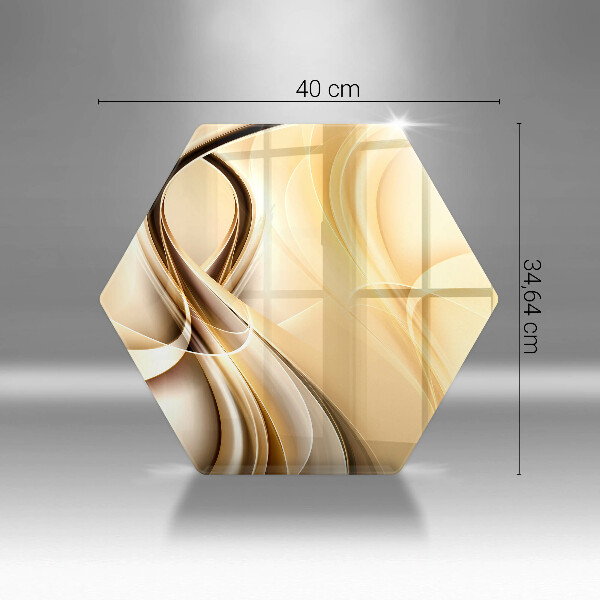 Üveg vágódeszka Füst absztrakció