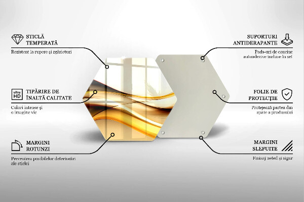 Üveg vágódeszka Absztrakt füst vonalak