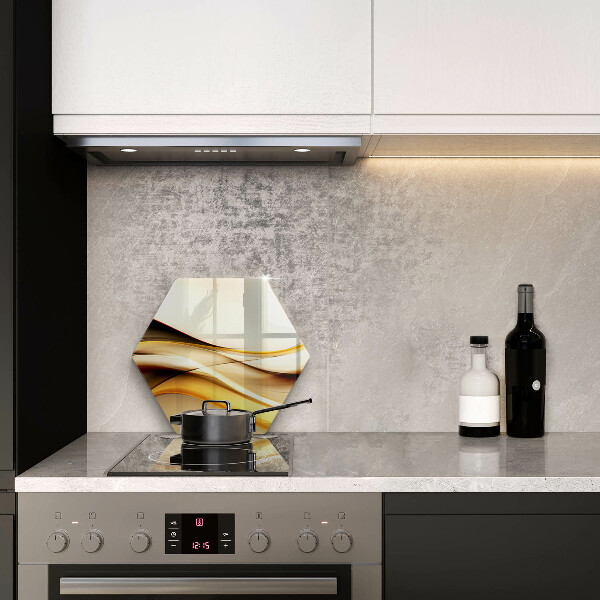 Üveg vágódeszka Absztrakt füst vonalak