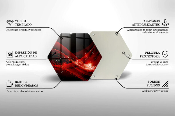Üveg vágódeszka Modern absztrakció