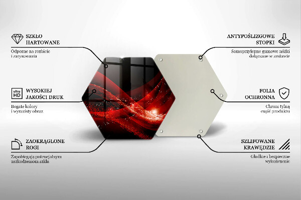 Üveg vágódeszka Modern absztrakció