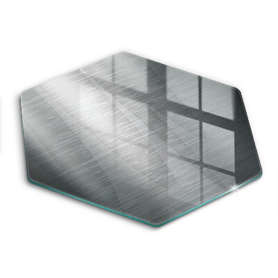 Üveg vágódeszka Fém textúra