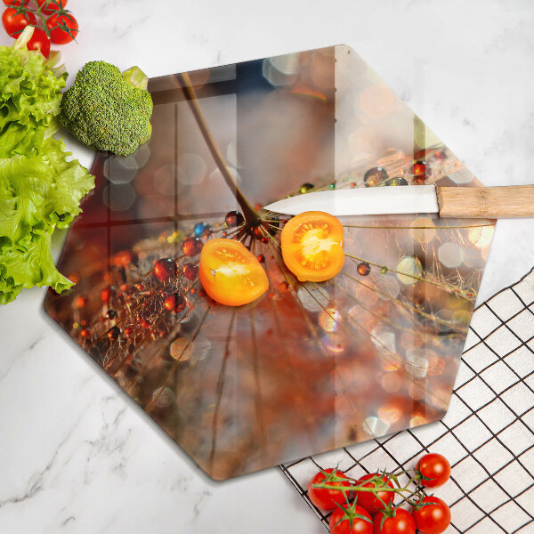 Üveg vágódeszka Nedves pitypang