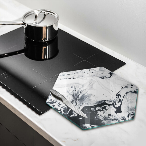 Üveg vágódeszka Tinta absztrakció