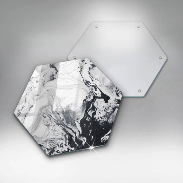 Üveg vágódeszka Tinta absztrakció